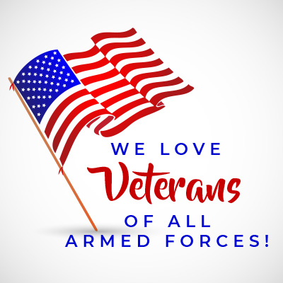 We love Veterans