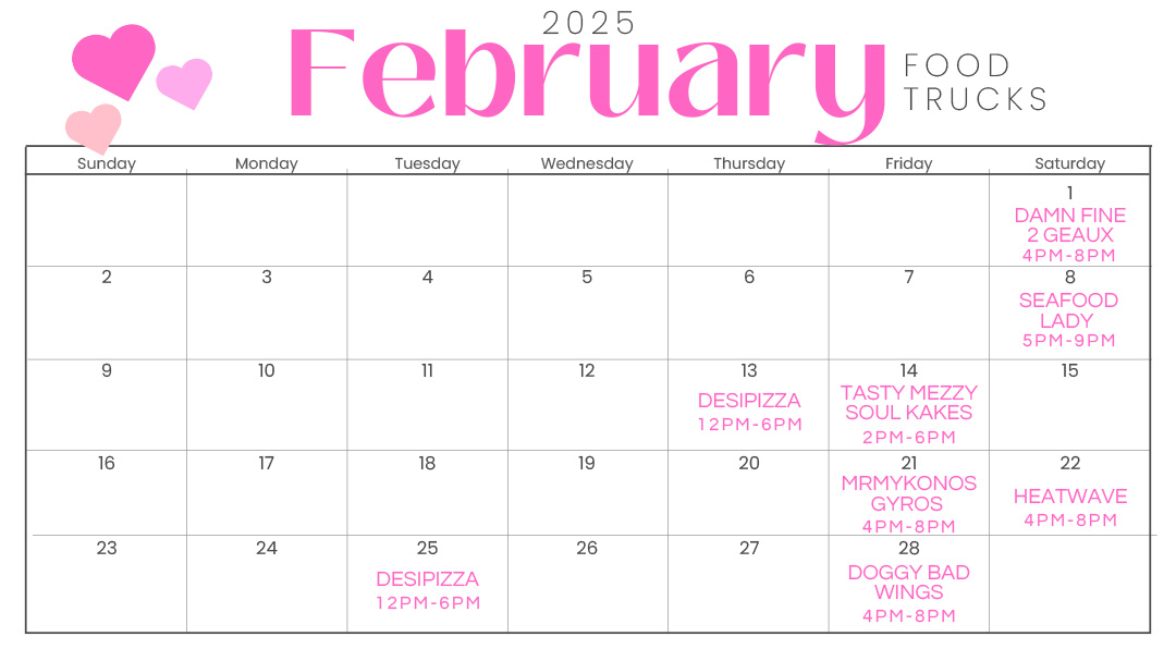 Food Truck Calendar